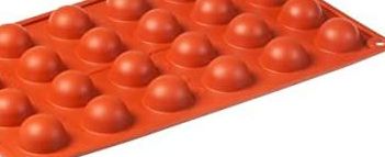 MOLDE SILICONA ROJO 175x300 FORMAFLEX FR004 SEMIESFERA 30MM