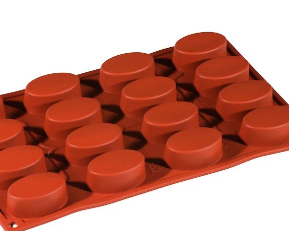 MOLDE SILICONA ROJO 175x300 FORMAFLEX FR009 OVALE 28ML