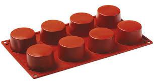 MOLDE SILICONA ROJO 175x300 FORMAFLEX FR017 CILINDRO 89ML