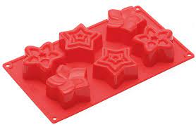 MOLDE SILICONA ROJO 175x300 FORMAFLEX FR067 ESTRELLA 110ML