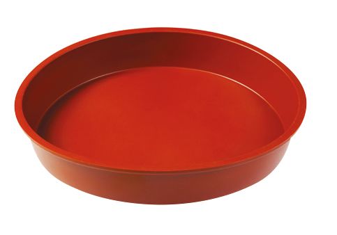 MOLDE SILICONA TORTA REDONDO ROJO FRT003
