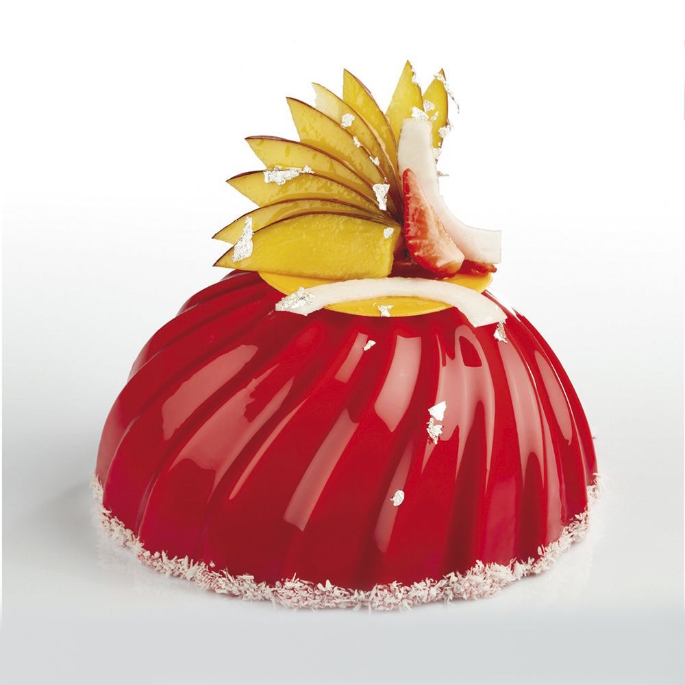 MOLDE SILICONA TORTA PAVOCAKE KE010