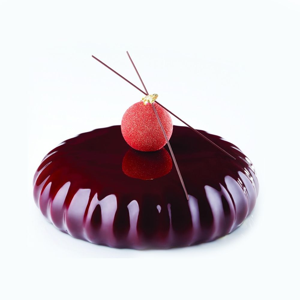 MOLDE SILICONA TORTA PAVOCAKE KE013 PLISSEE