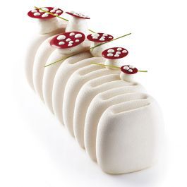 MOLDE SILICONA TORTA PAVOCAKE KE022 CREME