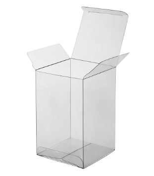 CAJA PLASTICA TRANSPARENTE KS32 12 PIEZAS