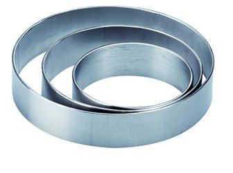 ARO INOX LISO CIRCULO 24X5CM X4024