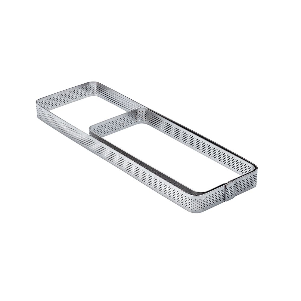 ARO INOX RECTANGULAR CON ANGULOS REDONDOS 9X29X2CM XF08