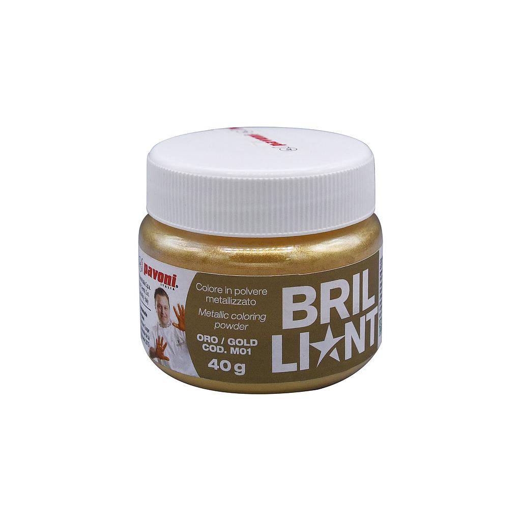 COLORANTE METALICO ORO 40G M01 PAVONI