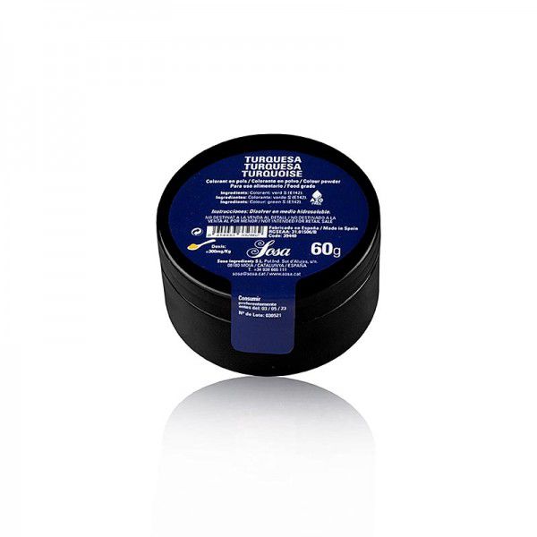 COLORANTE HIDRO TURQUESA 60G SOSA