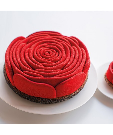 MOLDE SILICONA TORTA PAVOCAKE KE080 LA VIDA EN ROSA