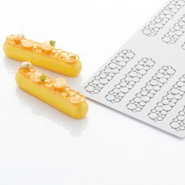 MOLDE SILICONA CIRCULOS ECLAIR 