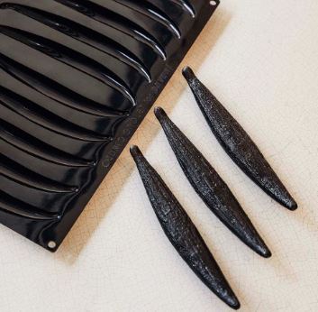 MOLDE SILICONA NEGRO VAINILLA 225X32X35 H 